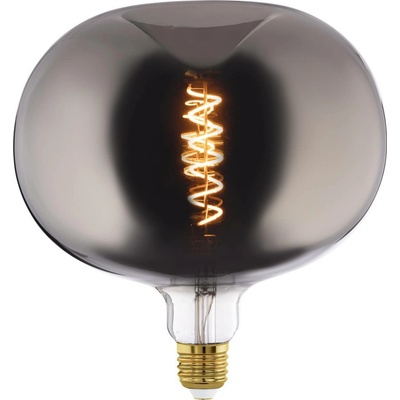 EGLO LED žiarovka E27 4W Veľká veľkosť v tvare jablka chrómové vlákno 110098