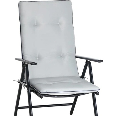 ZahradnyNabytok Vanamo sivá 120 x 45 x 5 cm 6 x poduška