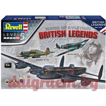 Revell Комплект 3 бр. хоби модели revell 05696 - Британски легенди - Юбилейно издание (r05696)