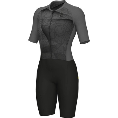 ALÉ BEYOND TRIATHLON sivá/čierna kombinéza dámska