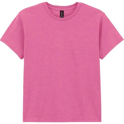 Gildan Dětské tričko HEAVY COTTON azalková růžová