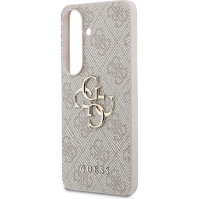 GUESS PU 4G Metal Logo Case for Samsung Galaxy S26 Pink