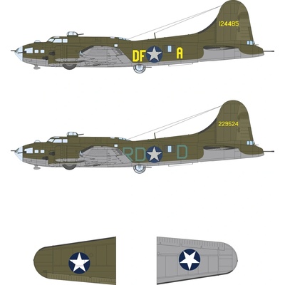 EDUARD REVELL B-17F US national insignia & code lettersrecommended for 1:48