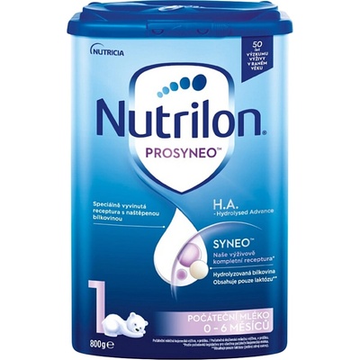 NUTRILON Prosyneo 1 H.A. 0-6. mesiacov 800 g