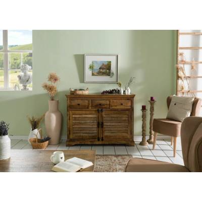Bighome - RODEZ Příborník Mango 120x45x90 tmavě hnědý olejovaný