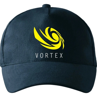Vortex logo farebné so zahnutým šiltom a mosaznou sponou Tmavomodrá takmer čierna