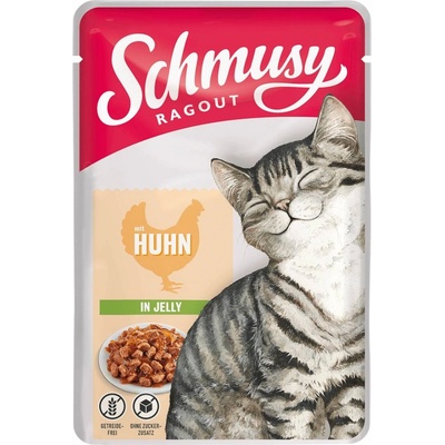 Schmusy ragú kuře v želé 22 x 100 g