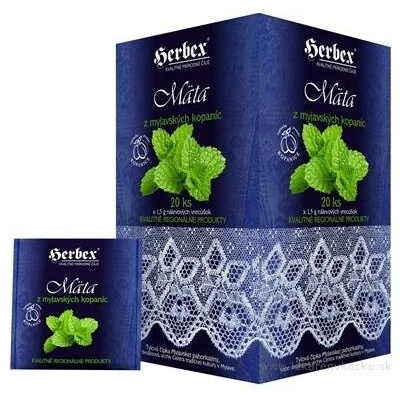 HERBEX MÁTA z myjavských kopanic nálevové sáčky 20 x 1,5 g