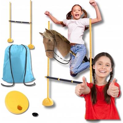PŘEKÁŽKY PRO HOBBY HORSE PŘÍSLUŠENSTVÍ PRO SKÁKACÍHO KONÍKA NA TYČI 135cm