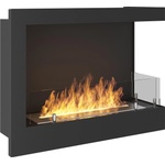 SIMPLEfire Sofie 600 right corner + glass Камини