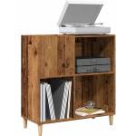 vidaXL Шкаф за грамофонни плочи, 84, 5x38x89 см, инженерно дърво (857171)