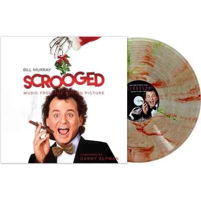 OST - Scrooged Danny Elfman Clear,Red,Green Vinyl LP
