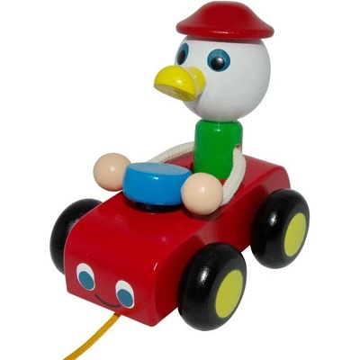 Miva tahací kačer auto červené