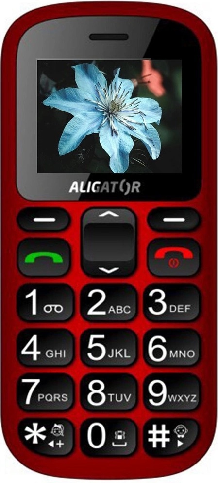 ALIGATOR A321 Senior červeno-černá