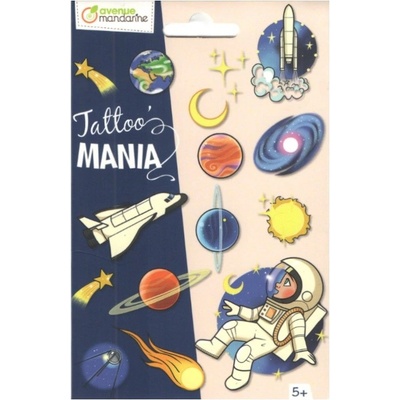 Avenue Mandarine Tetování dočasné Tattoo' Mania kosmonaut 1ks