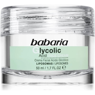 Babaria Glycolic Acid регенериращ крем за лие за нощ 50ml