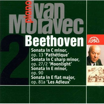 Ivan Moravec - Beethoven - Klavírní sonáty "Patetická", "Měsíční svit", "Les Adieux", 32 variací CD