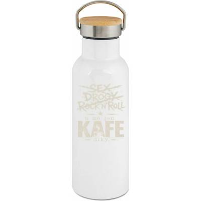 123TRIKO termoska U mě jen kafe, díky. Bílý potisk 500 ml
