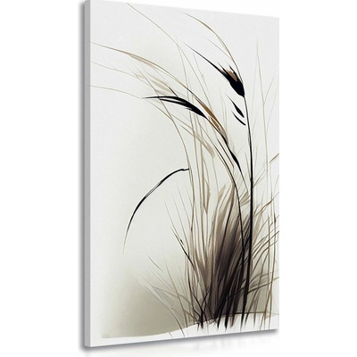 Obraz suchá tráva s nádechem minimalismu - 30x60