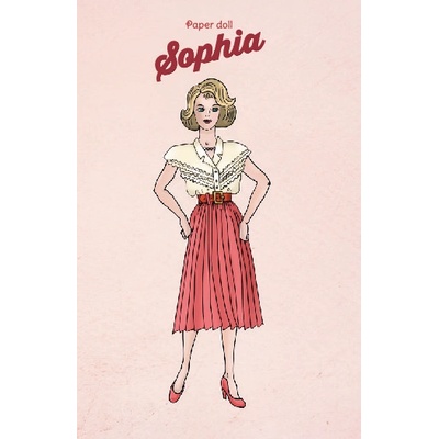 Papierová bábika Sophia