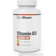 GymBeam Vitamin D3 2000 IU 120 kapsúl