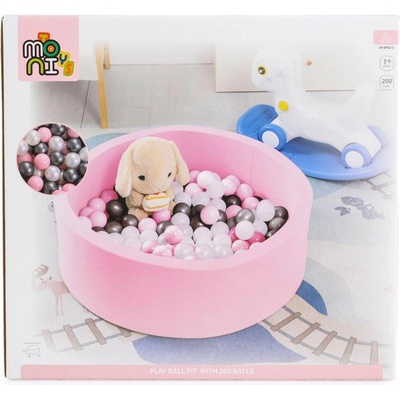 Moni Басейн с 200 топки bp02-5 розов (3801005601851)