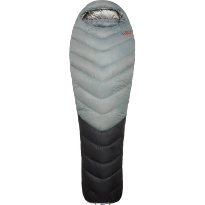 Rab Пухен спален чувал Rab Mythic Ultra 180 Down sleeping bag - Cloud / Graphene - размер bis 200 cm Körperlänge (513-1617-0112)