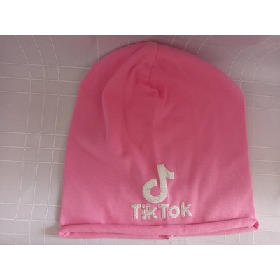 dívčí čepice Tik Tok tmavě růžová