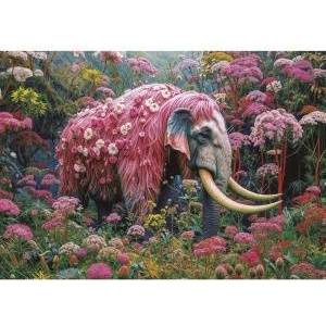 Educa Puzzle 500 pcs. Floral Elephant
