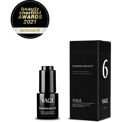 Yage Organics Sleeping Beauty noční olejové sérum s retinolem proti vráskám 15 ml