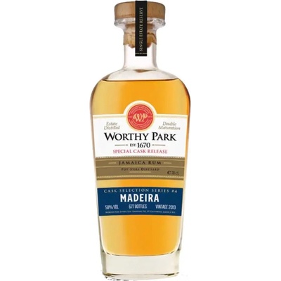 Worthy Park Cask Selection series #4 Madeira 2013 58% 0,7 l (čistá fľaša)