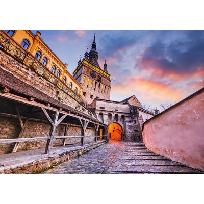 Enjoy - Puzzle Turnul cu ceas, Sighisoara - 1 000 piese