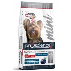 Proscience ProScience Adult Mini Dog - Salmon Blueberry - храна за пораснали кучета от мини породи със сьомга и боровинки - 7 кг, Турция