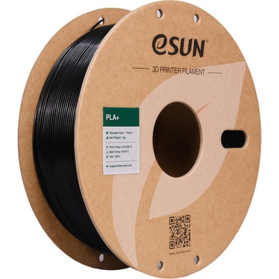 eSUN PLA+ Black - 1, 75 mm / 1000 g (PLA+175B1P1)