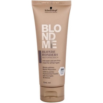 Schwarzkopf Blond Me Blonde Wonders Restoring Balm балсам без изплакване за руса коса 75 ml за жени