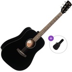 Cort EARTH 60 Basic SET Black Gloss Акустична китара