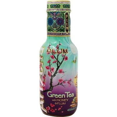 Arizona zelený čaj slivka s medom 450 ml