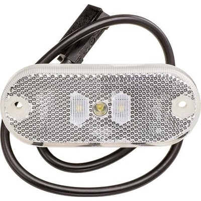 ACI Pozičné svetlo LED PLR 2002/12-24 V oválne biele (110 × 45,5 mm) s odrazkou, SNAP-IN, JOKON L=P
