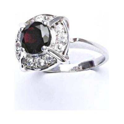 Čištín stříbrný přírodní granát 4486