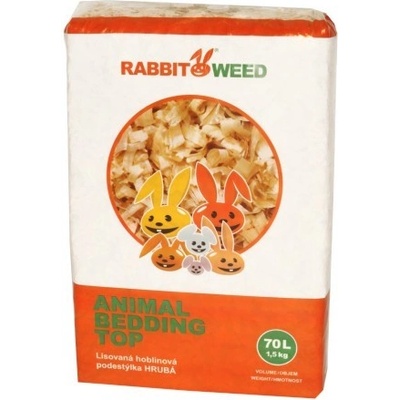 Rabbit&Weed hobliny hrubé Klasik 60 l