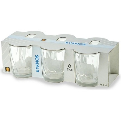Uniglass Комплет 6 бр. Стъклени чаши 155 мл. Uniglass KYKNOS 54053