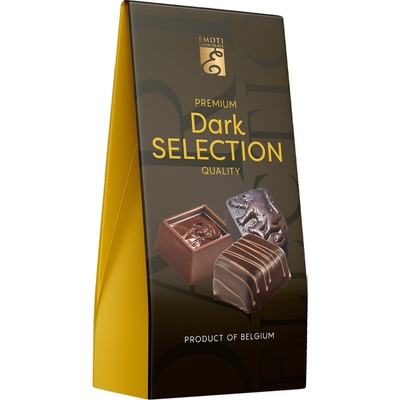 Emoti de chocolat Emoti Hořké pralinky s náplní 48 g
