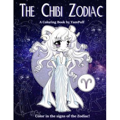 The Chibi Zodiac: A Kawaii Coloring Book by YamPuff featuring the Astrological Star Signs as Chibis | Yasmeen Eldahan
