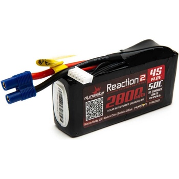 Dynamite LiPo Reaction2 14.8 V 2800 mAh 50C 96mm EC3