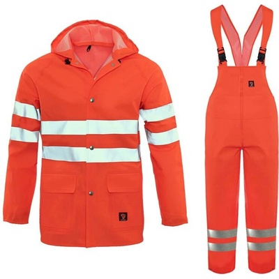 Procera NEPROMOKAVÝ SET kalhoty + bunda PROBALTIC Fluo ORANŽOVÝ