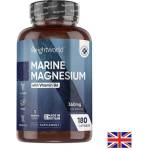 WeightWorld Морски магнезий 180 mg + Витамин B6 Мускулна функция 180 капсули (127506 WW)