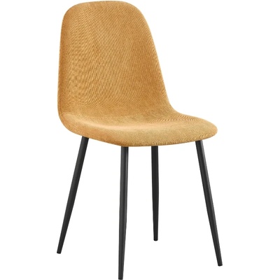 Mebeli Diskret К-335 Комплект трапезни столове, оранжево + черно/ 4 броя