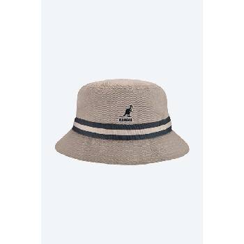 Kangol Памучна капела Kangol Stripe Lahinch в тъмносиньо от памук (K4012SP.GREY)