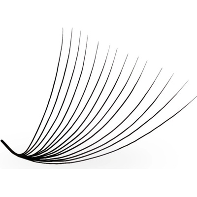 Luxury Lashes 14D Premium Řasy v Hotovém Vějířku 500 ks Zakřivení umělých řas: CC, Délka umělých řas: 11 mm, Tloušťka řas: 005
