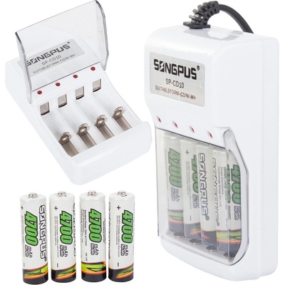 Songpus 06264 + 4x AA 4700 mAh